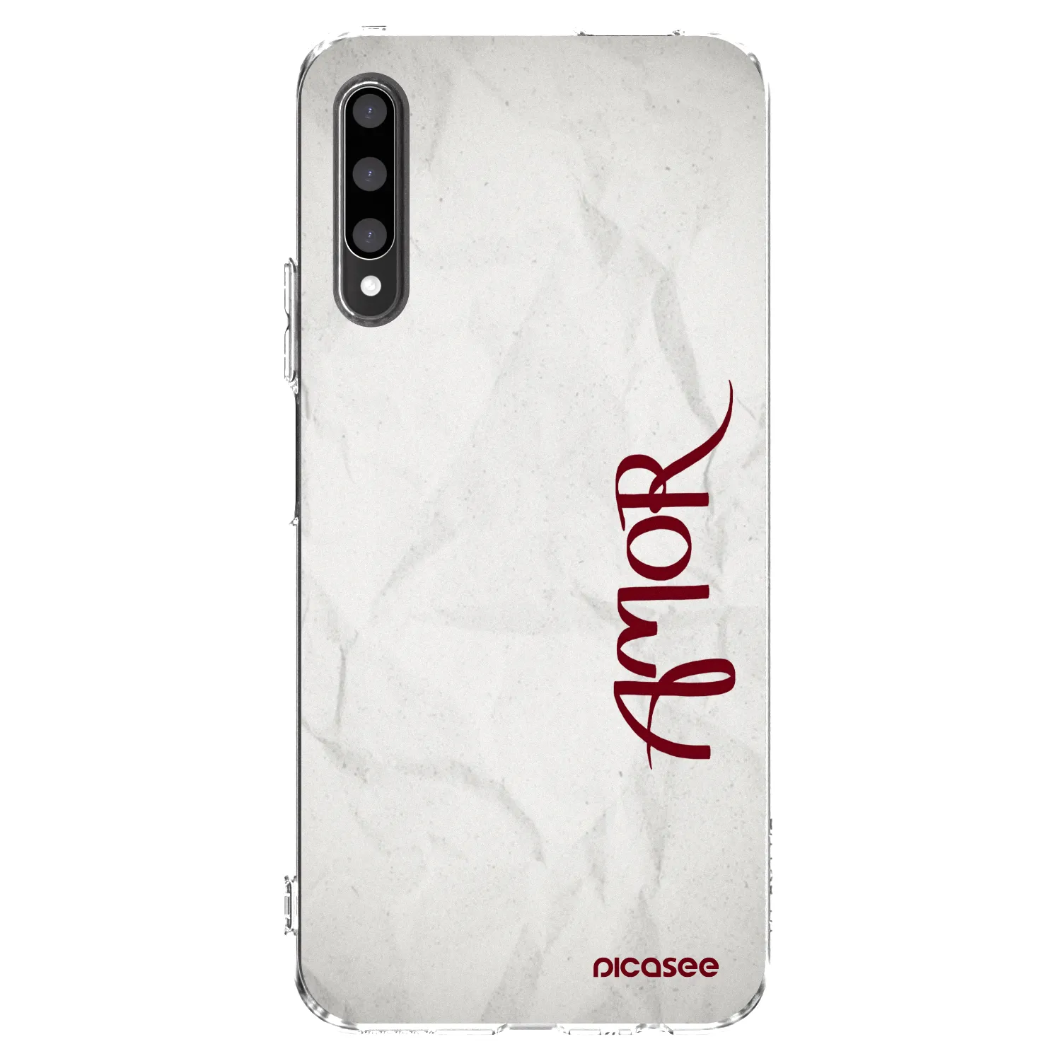 Picasee silikonový průhledný obal pro Honor 9X Pro - Amor