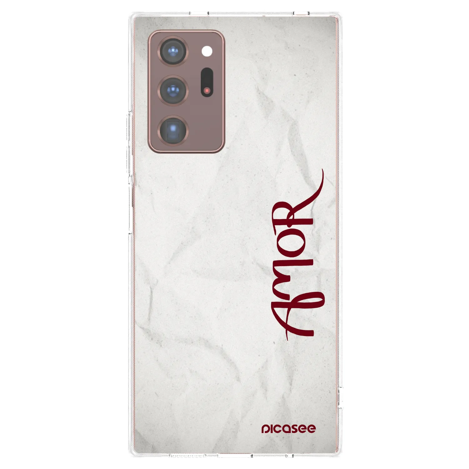 Picasee silikonový průhledný obal pro Samsung Galaxy Note 20 Ultra - Amor