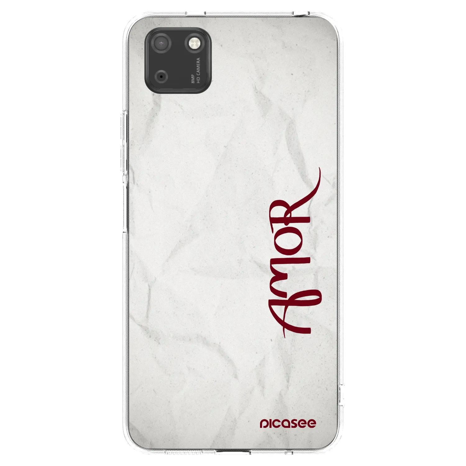Picasee silikonový průhledný obal pro Huawei Y5P - Amor