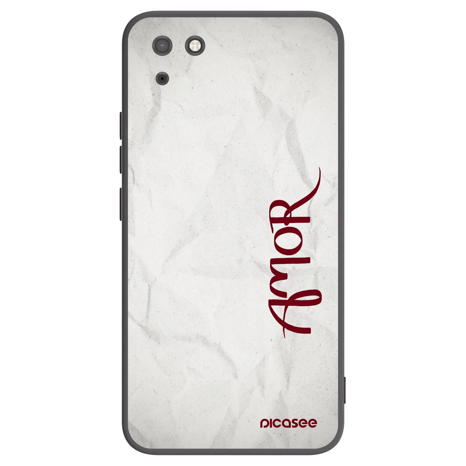 Picasee silikonový černý obal pro Huawei Y5P - Amor