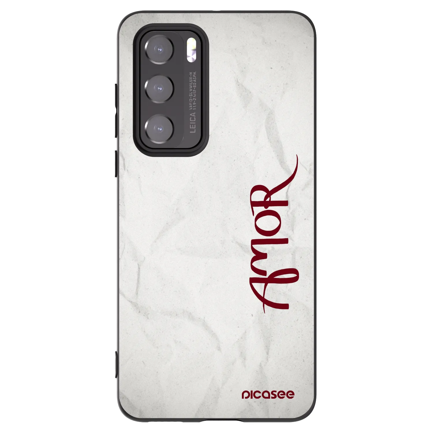 Picasee silikonový černý obal pro Huawei P40 - Amor