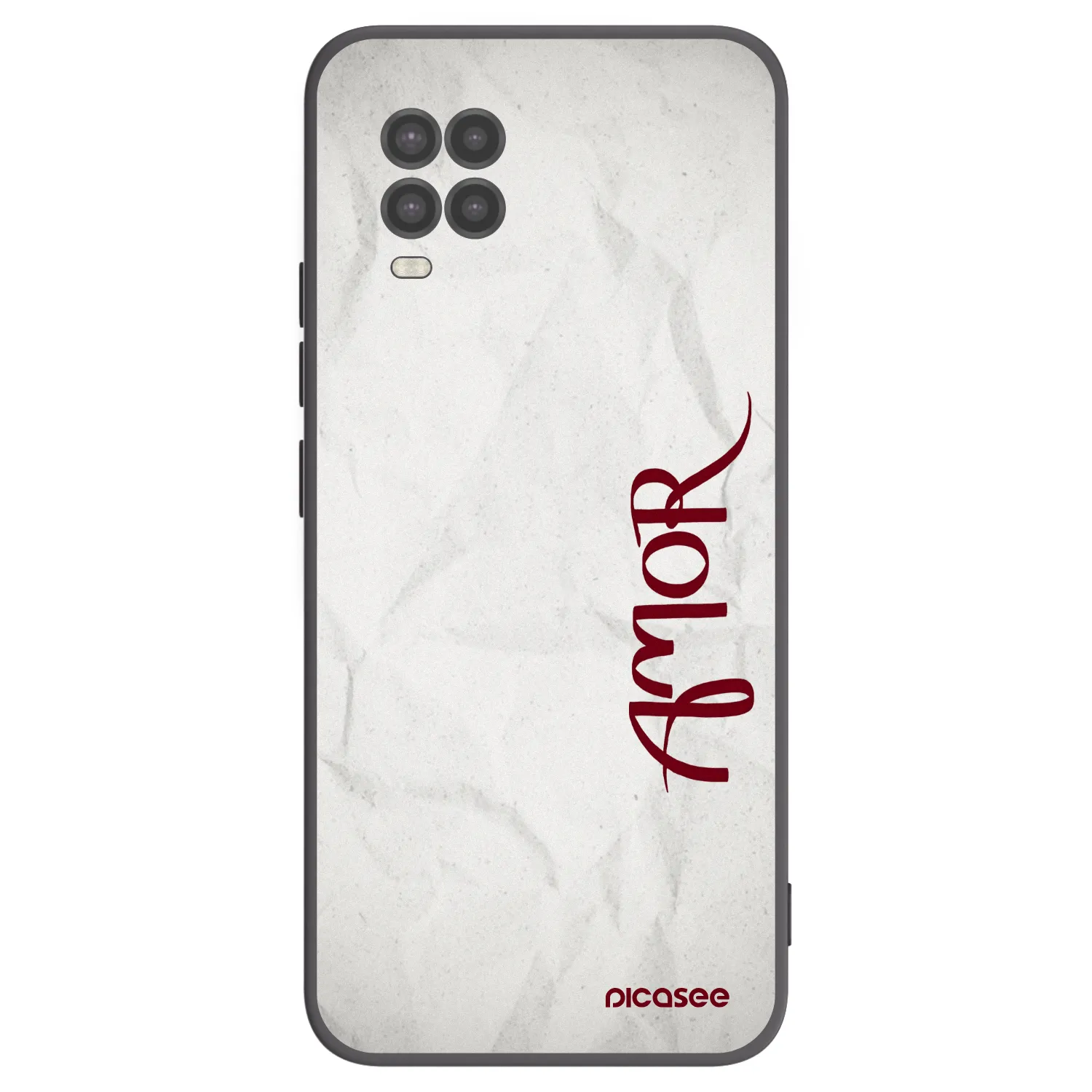 Picasee silikonový černý obal pro Xiaomi Mi 10 Lite - Amor