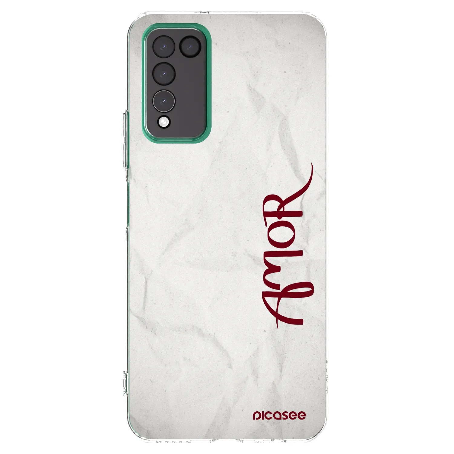 Picasee silikonový průhledný obal pro Honor 10X Lite - Amor