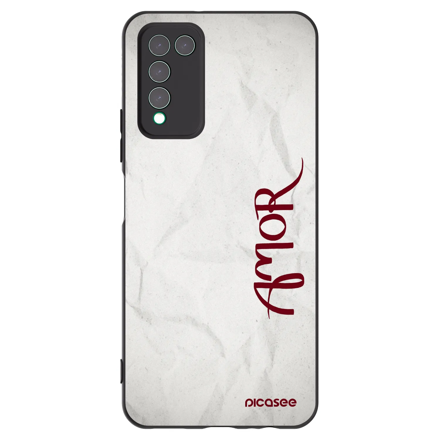 Picasee silikonový černý obal pro Honor 10X Lite - Amor