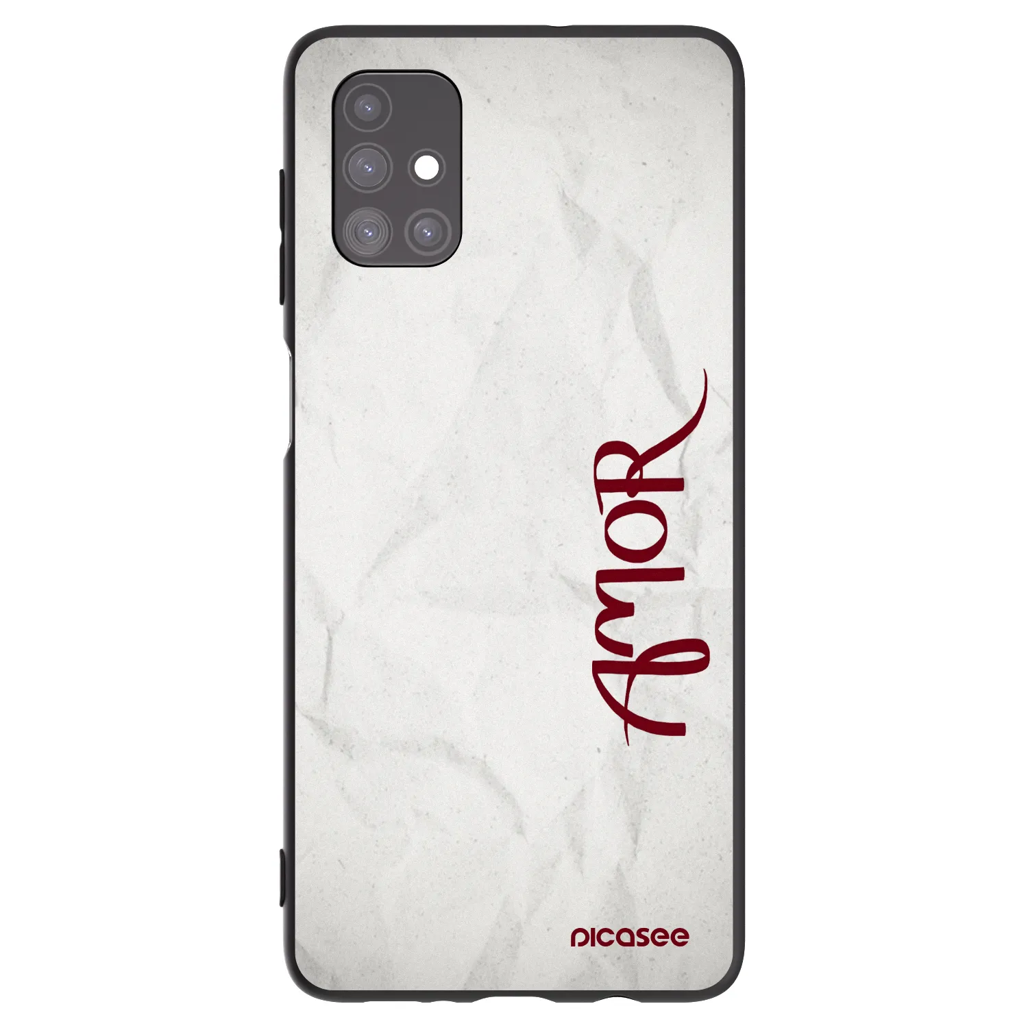 Picasee silikonový černý obal pro Samsung Galaxy M51 M515F - Amor