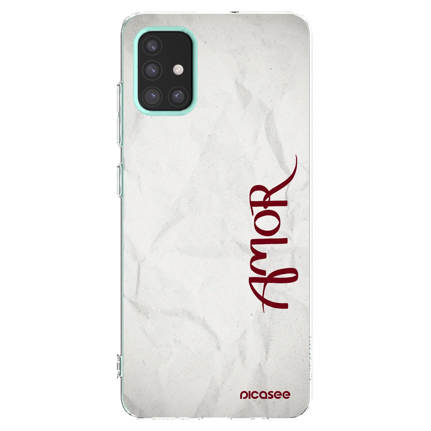 Picasee silikonový průhledný obal pro Samsung Galaxy M31s - Amor