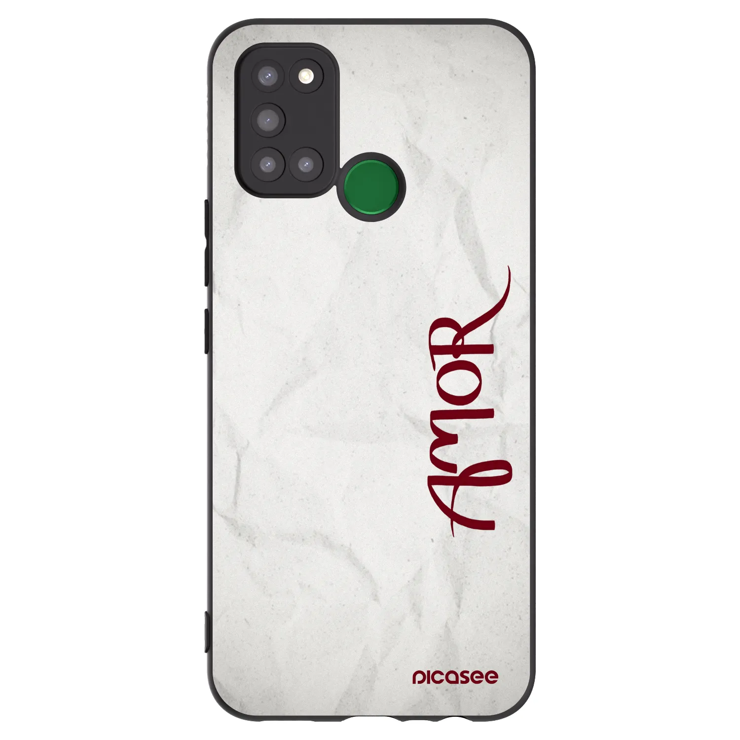 Picasee silikonový černý obal pro Realme 7i - Amor