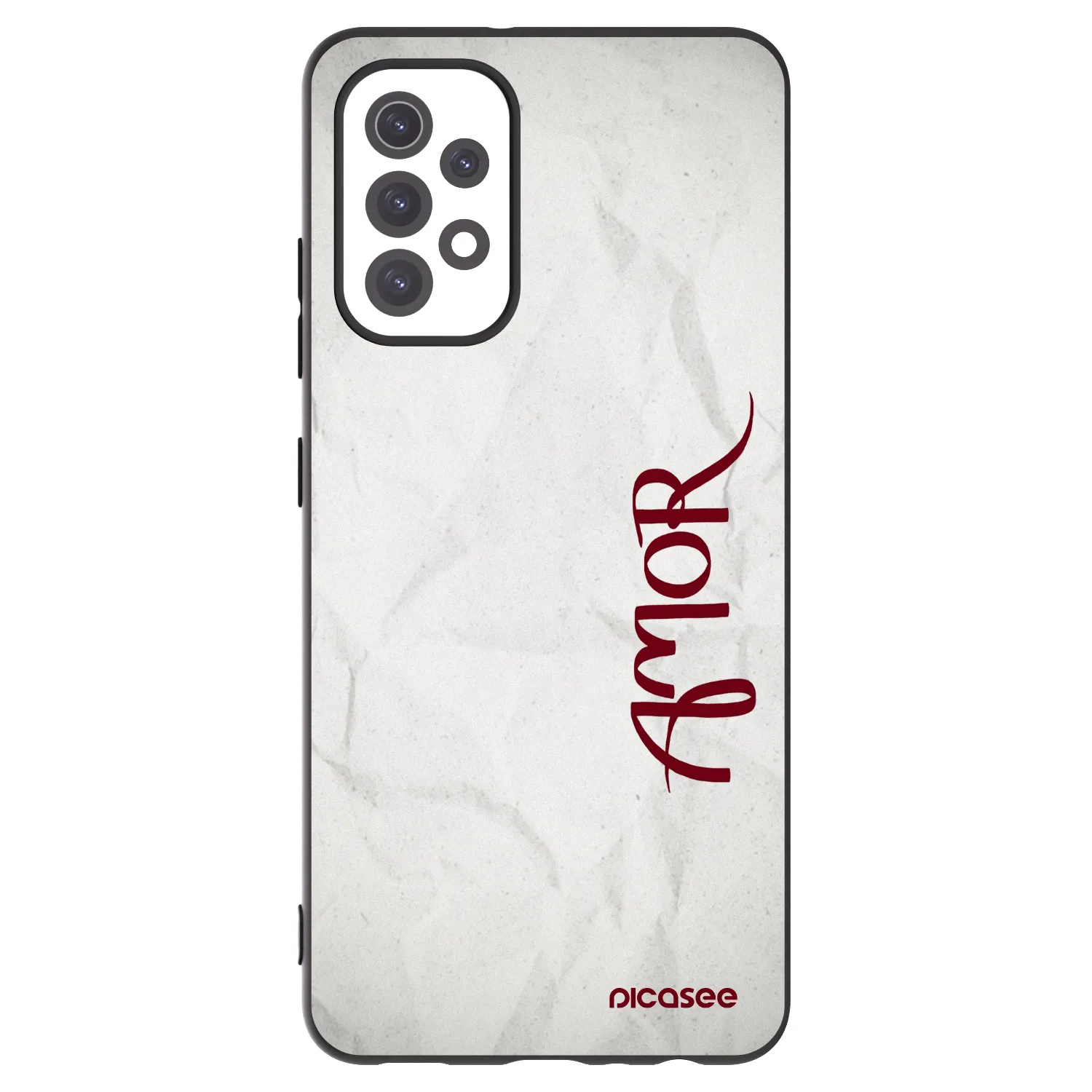 Picasee silikonový černý obal pro Samsung Galaxy A32 5G A326B - Amor