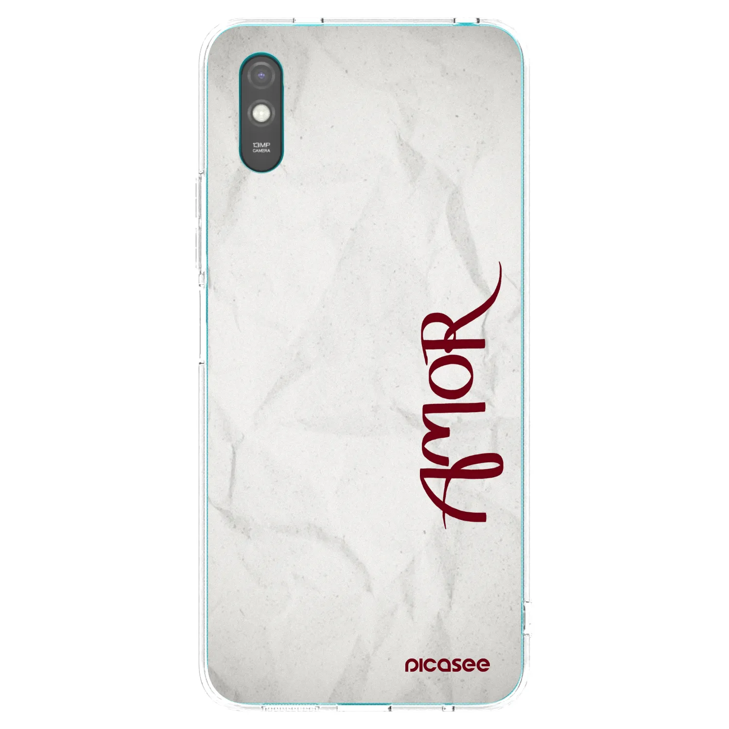Picasee silikonový průhledný obal pro Xiaomi Redmi 9AT - Amor