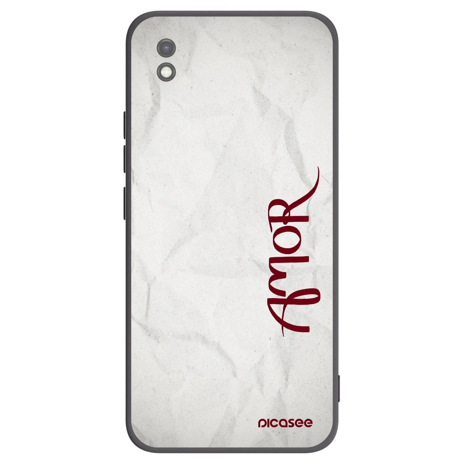 Picasee silikonový černý obal pro Xiaomi Redmi 9AT - Amor