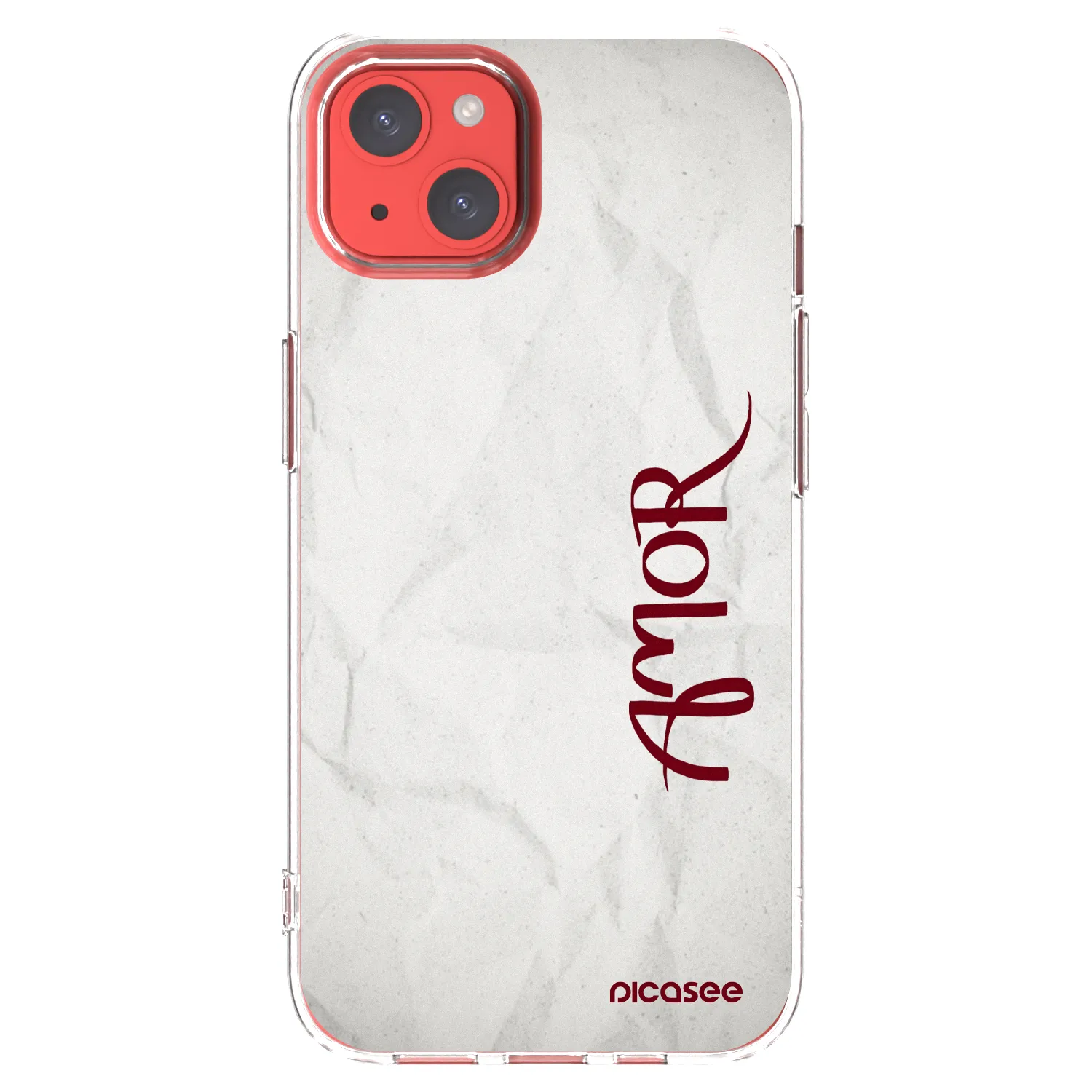 Picasee silikonový průhledný obal pro Apple iPhone 13 - Amor