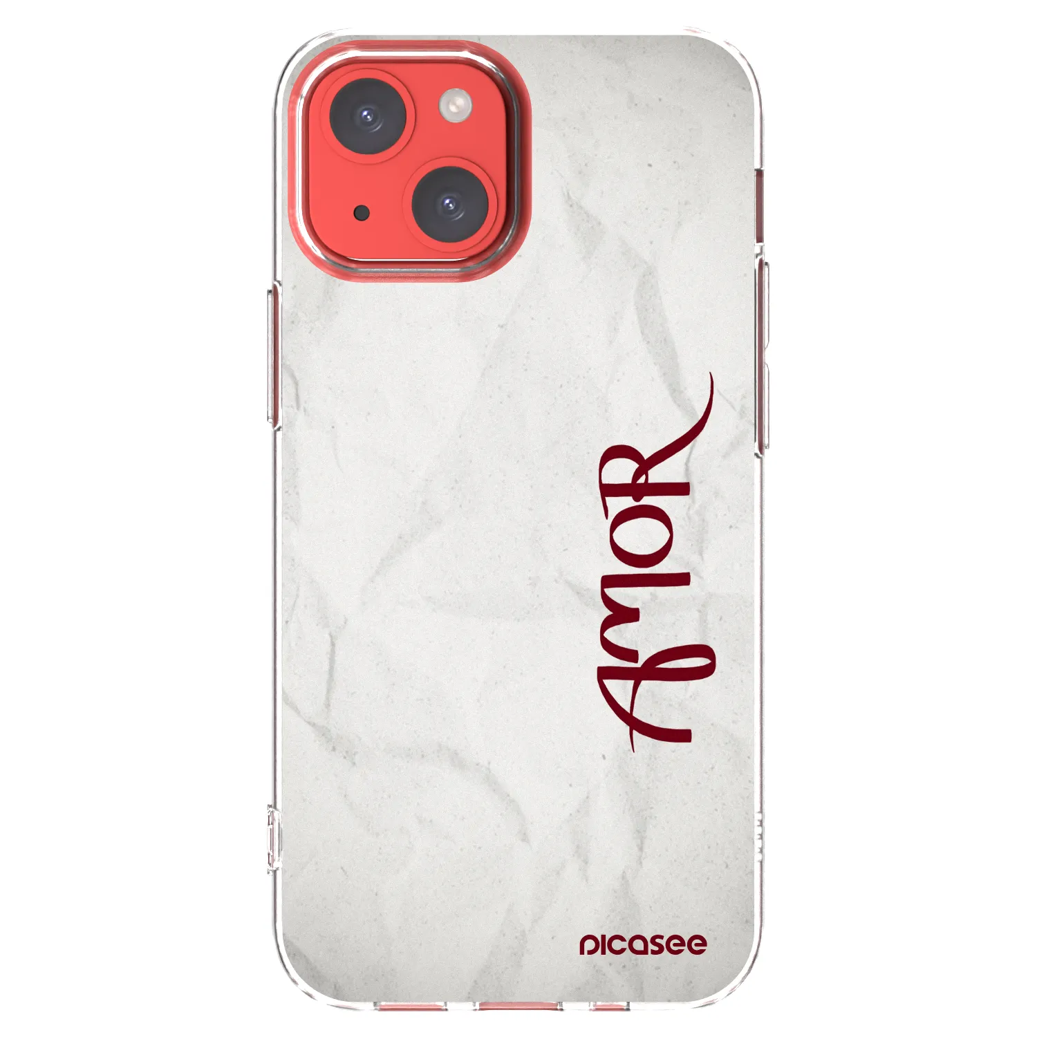 Picasee silikonový průhledný obal pro Apple iPhone 13 mini - Amor