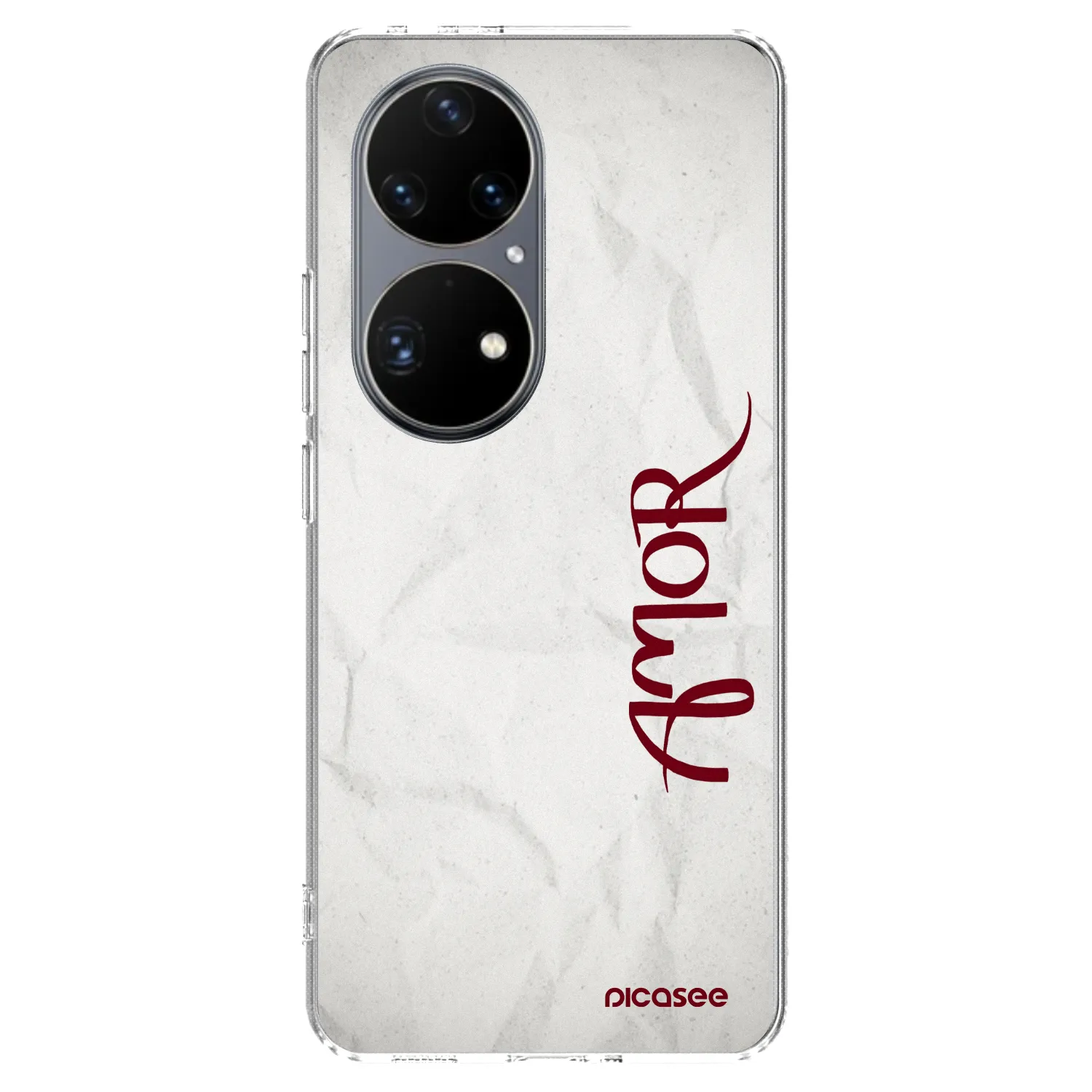 Picasee silikonový průhledný obal pro Huawei P50 - Amor