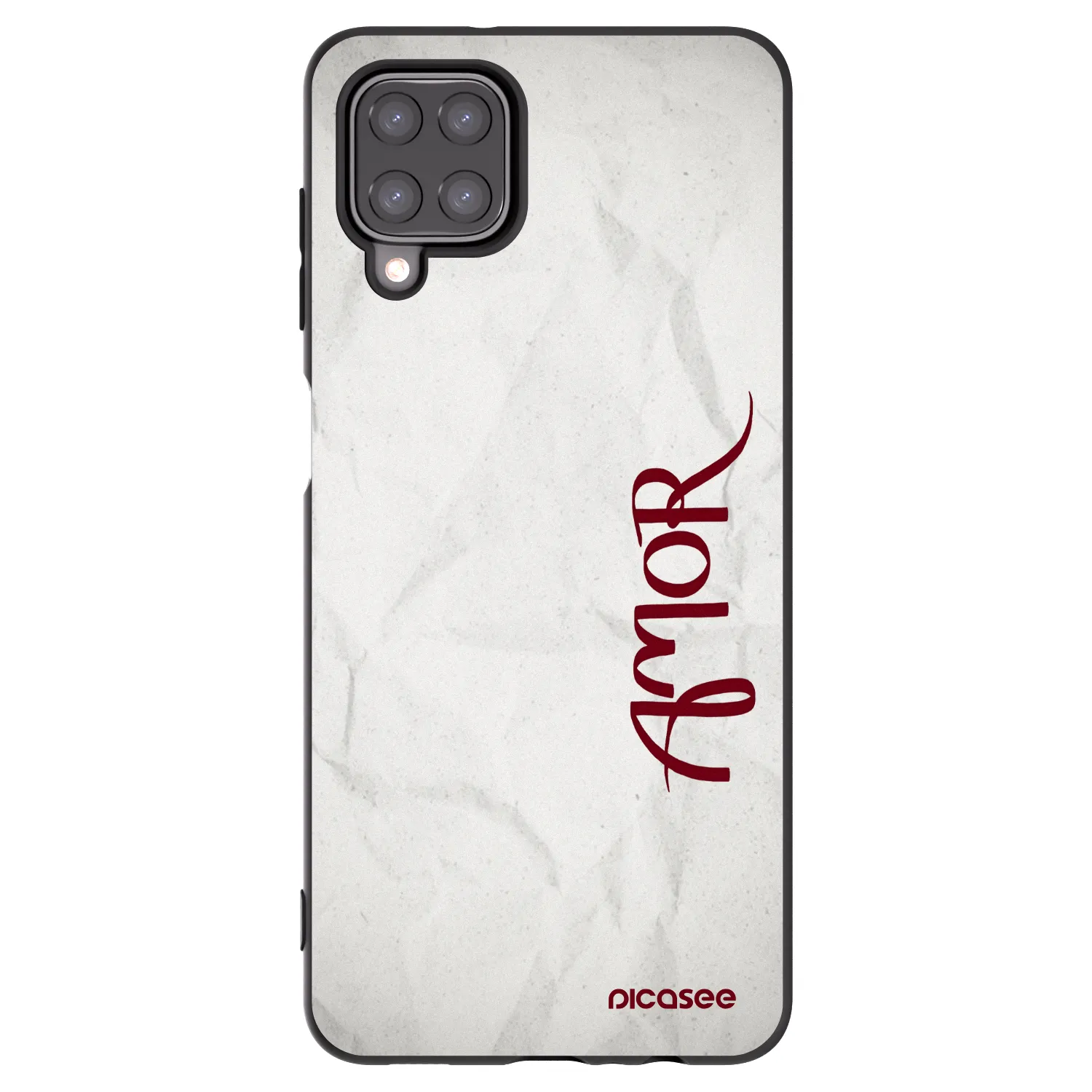 Picasee silikonový černý obal pro Samsung Galaxy M12 M127F - Amor