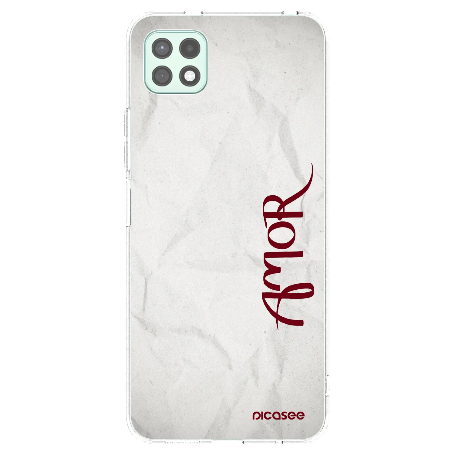 Picasee silikonový průhledný obal pro Samsung Galaxy A22 A226B 5G - Amor