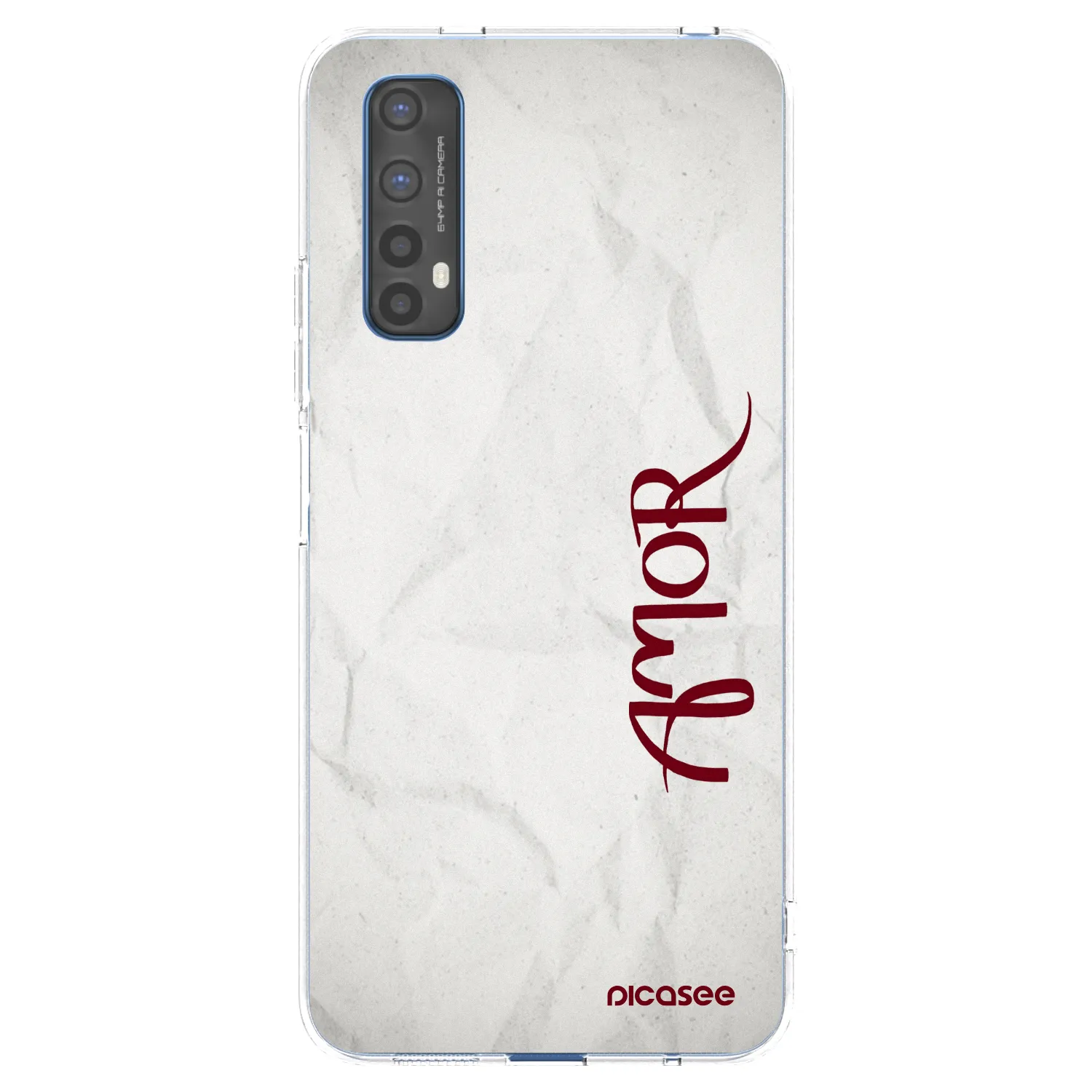 Picasee silikonový průhledný obal pro Realme 7 - Amor