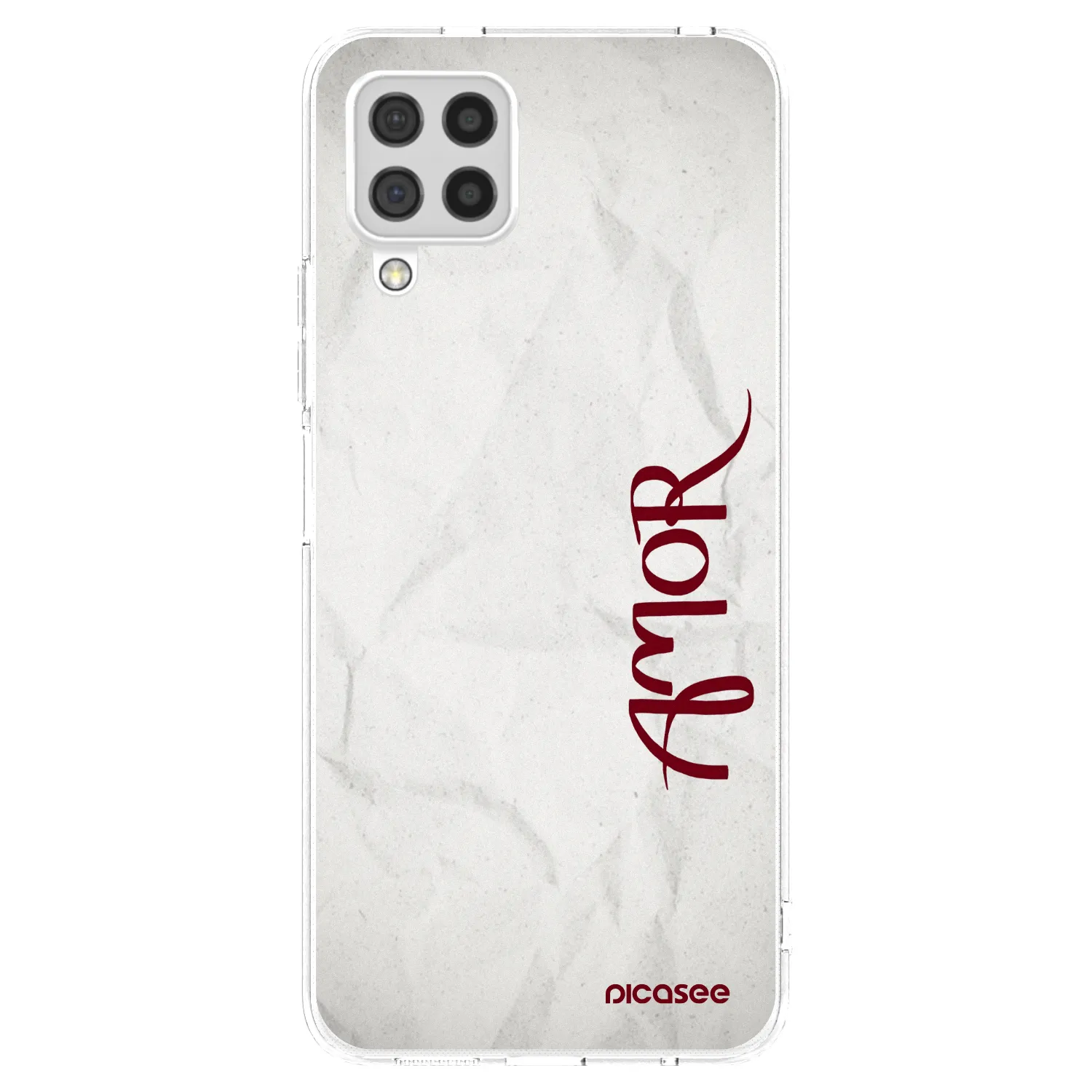 Picasee silikonový průhledný obal pro Samsung Galaxy A22 A225F 4G - Amor