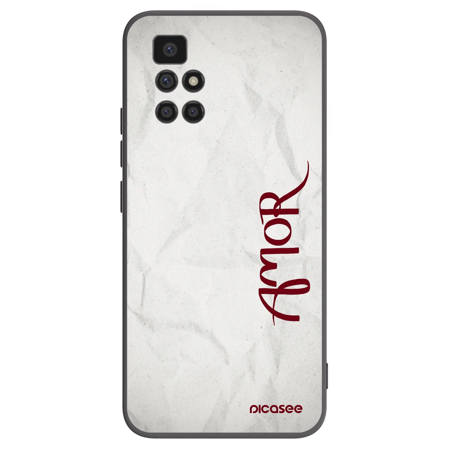 Picasee silikonový černý obal pro Xiaomi Redmi 10 - Amor