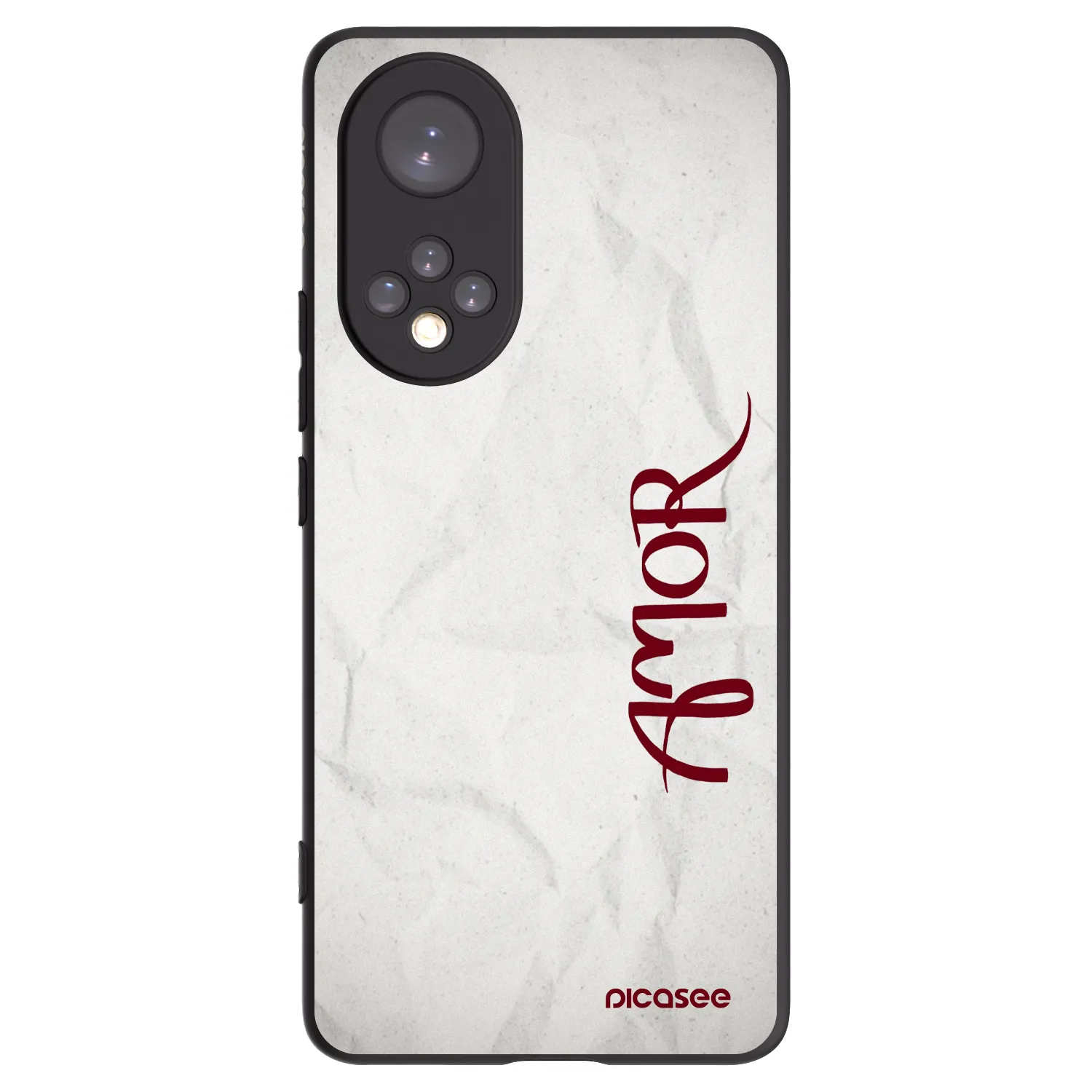 Picasee silikonový černý obal pro Honor 50 5G - Amor