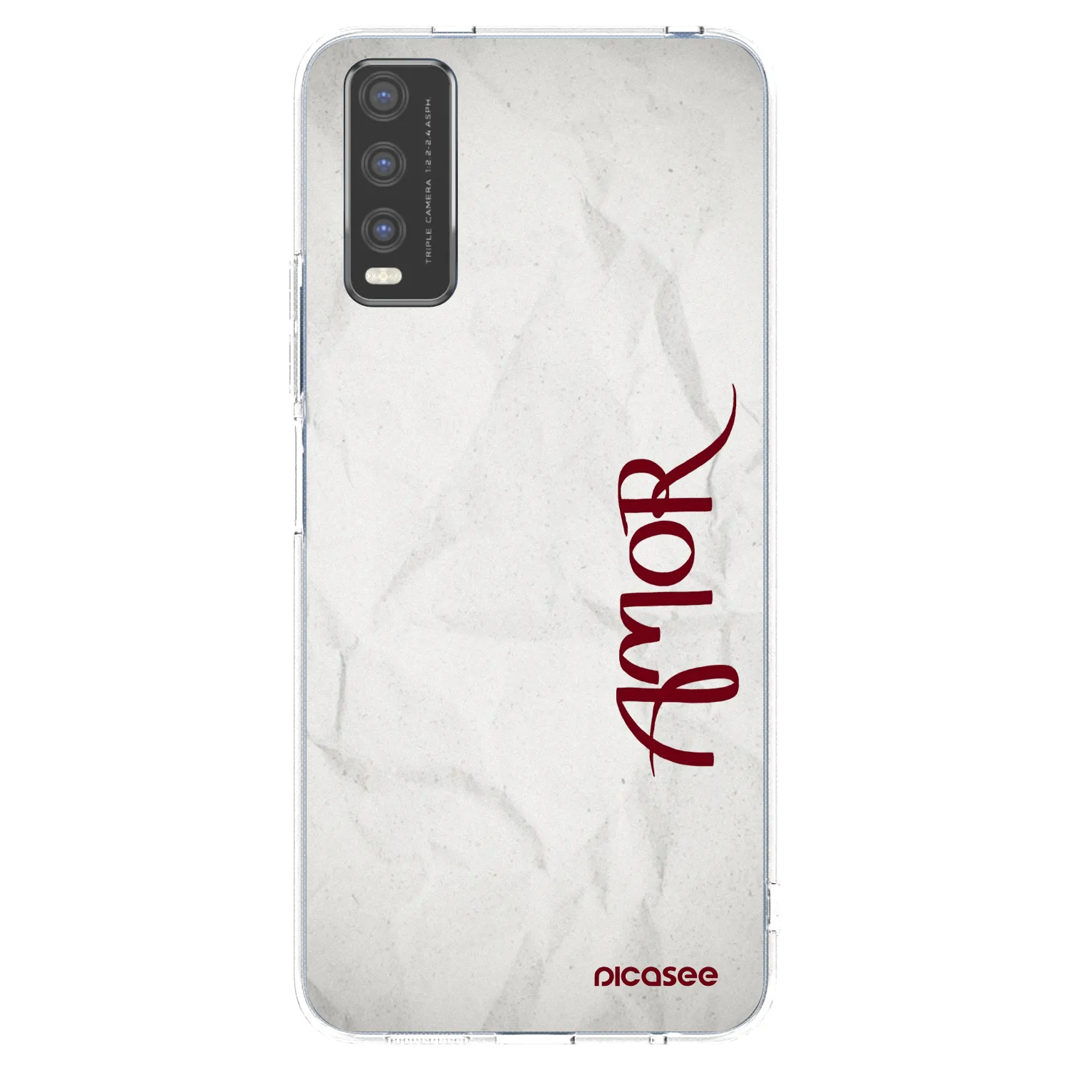 Picasee silikonový průhledný obal pro Vivo Y20s - Amor