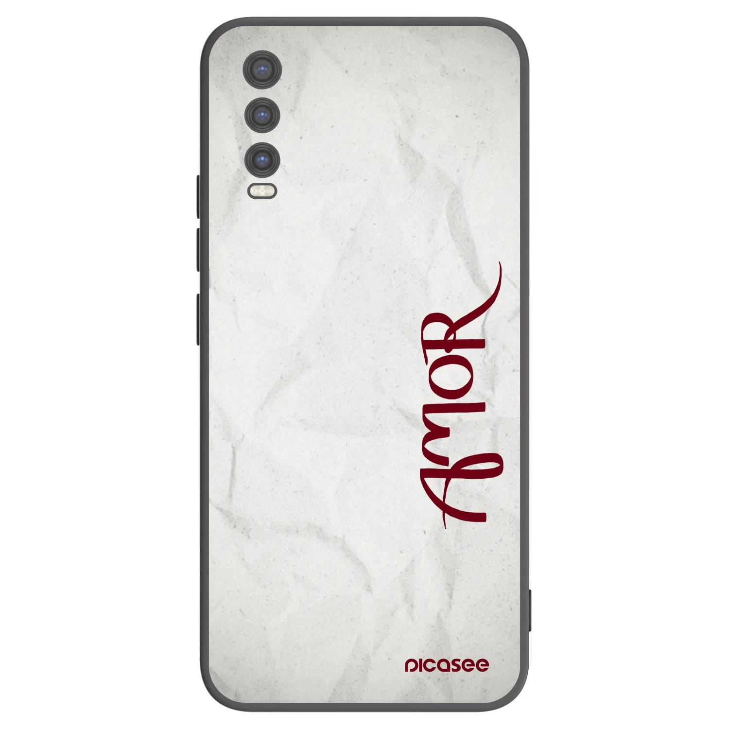 Picasee silikonový černý obal pro Vivo Y20s - Amor