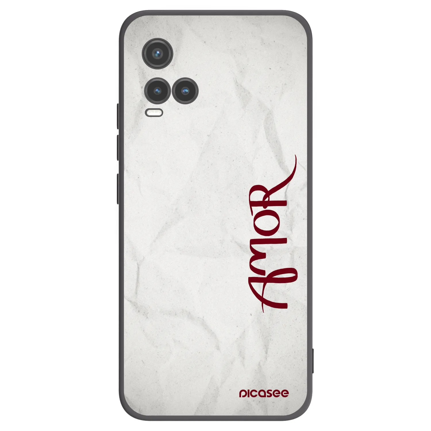 Picasee silikonový černý obal pro Vivo Y33s - Amor