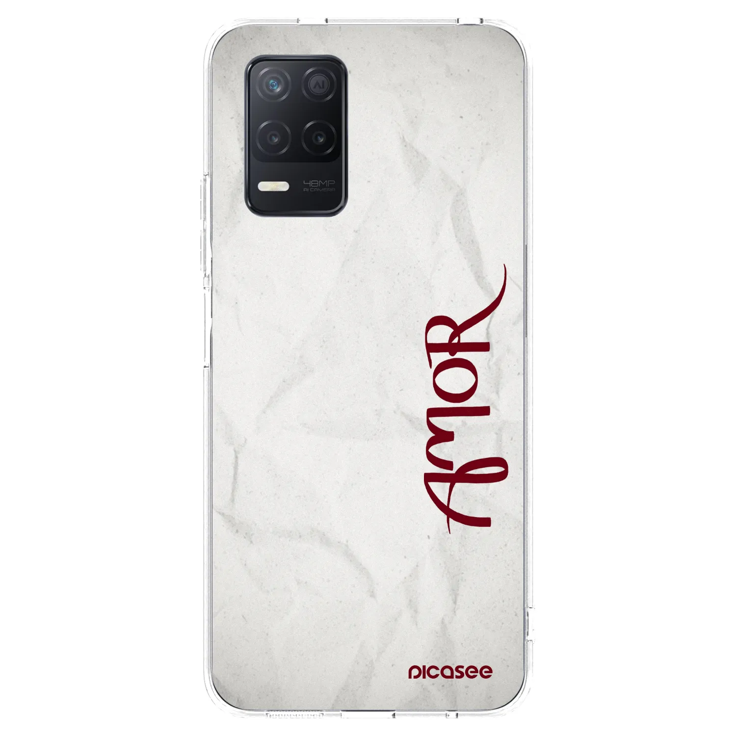 Picasee silikonový průhledný obal pro Realme 8 5G - Amor