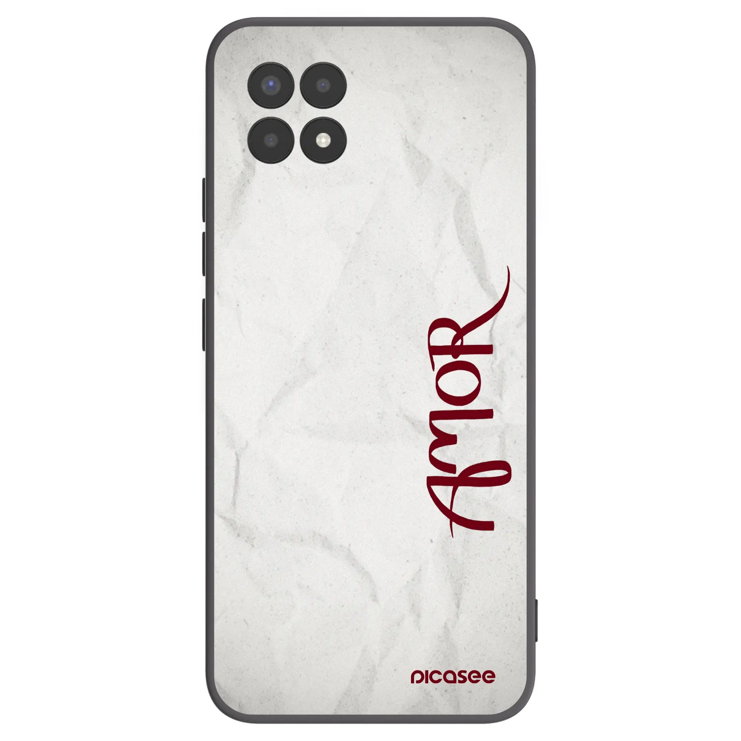 Picasee silikonový černý obal pro Realme 8i - Amor