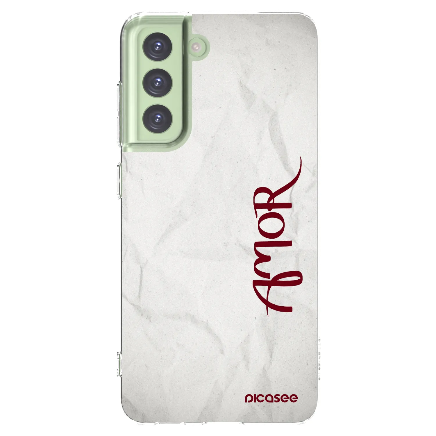 Picasee silikonový průhledný obal pro Samsung Galaxy S21 FE 5G - Amor