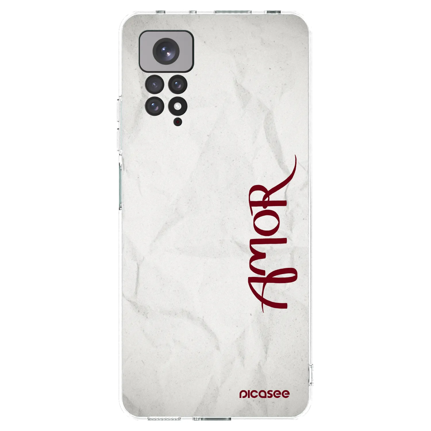 Picasee silikonový průhledný obal pro Xiaomi Redmi Note 11 - Amor