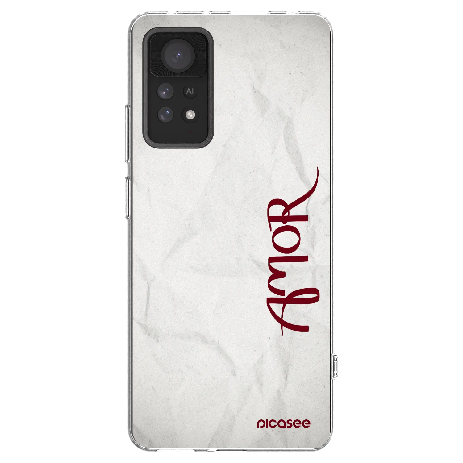 Picasee silikonový průhledný obal pro Xiaomi Redmi Note 11 Pro - Amor