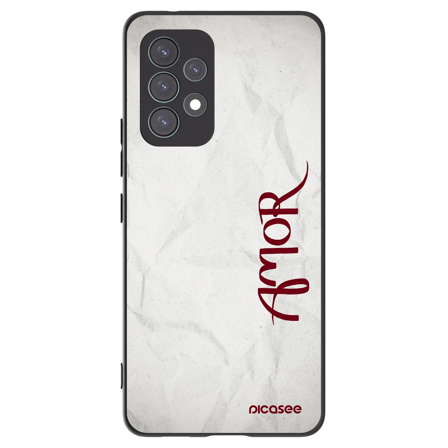 Picasee silikonový černý obal pro Samsung Galaxy A53 5G A536 - Amor