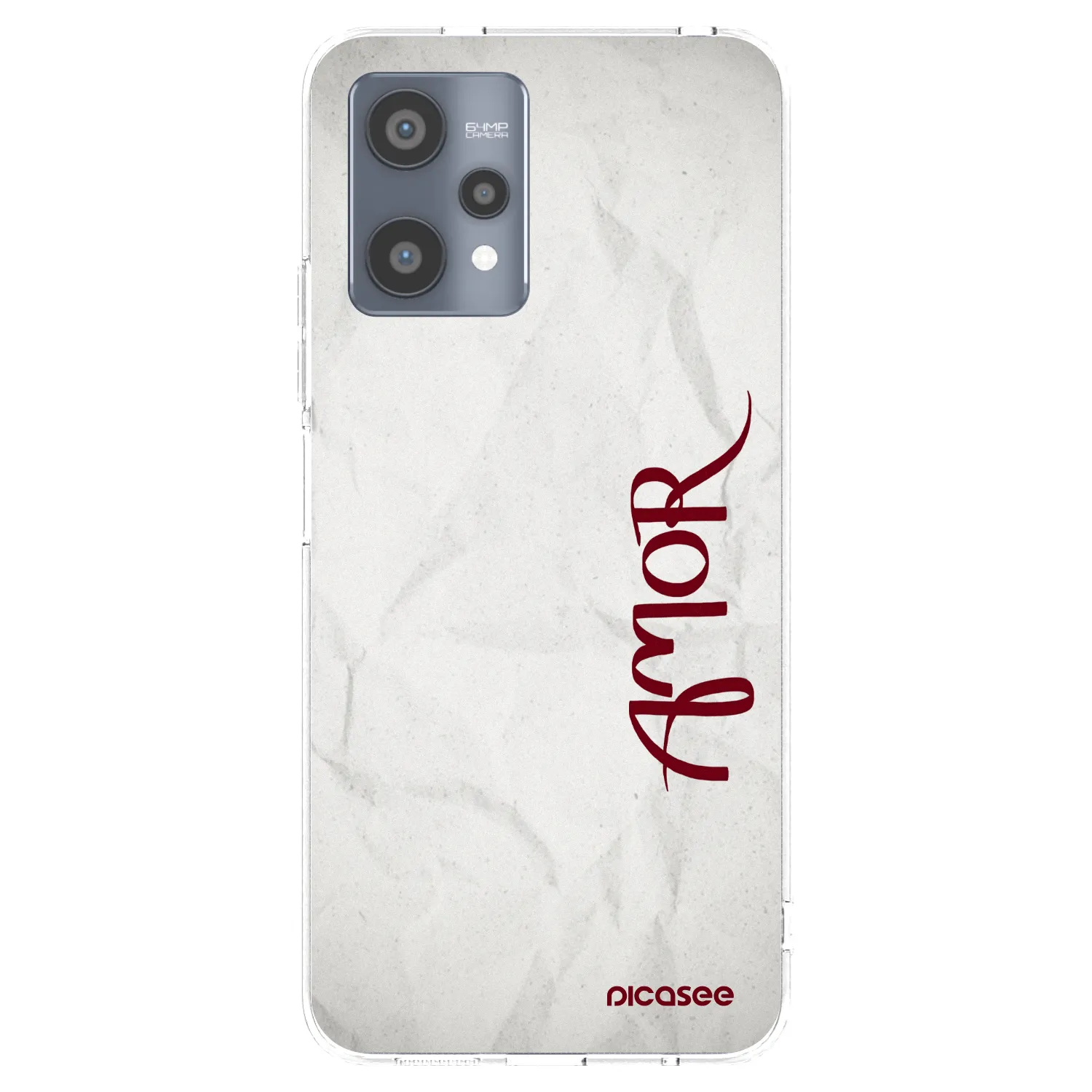 Picasee silikonový průhledný obal pro Realme 9 Pro 5G - Amor