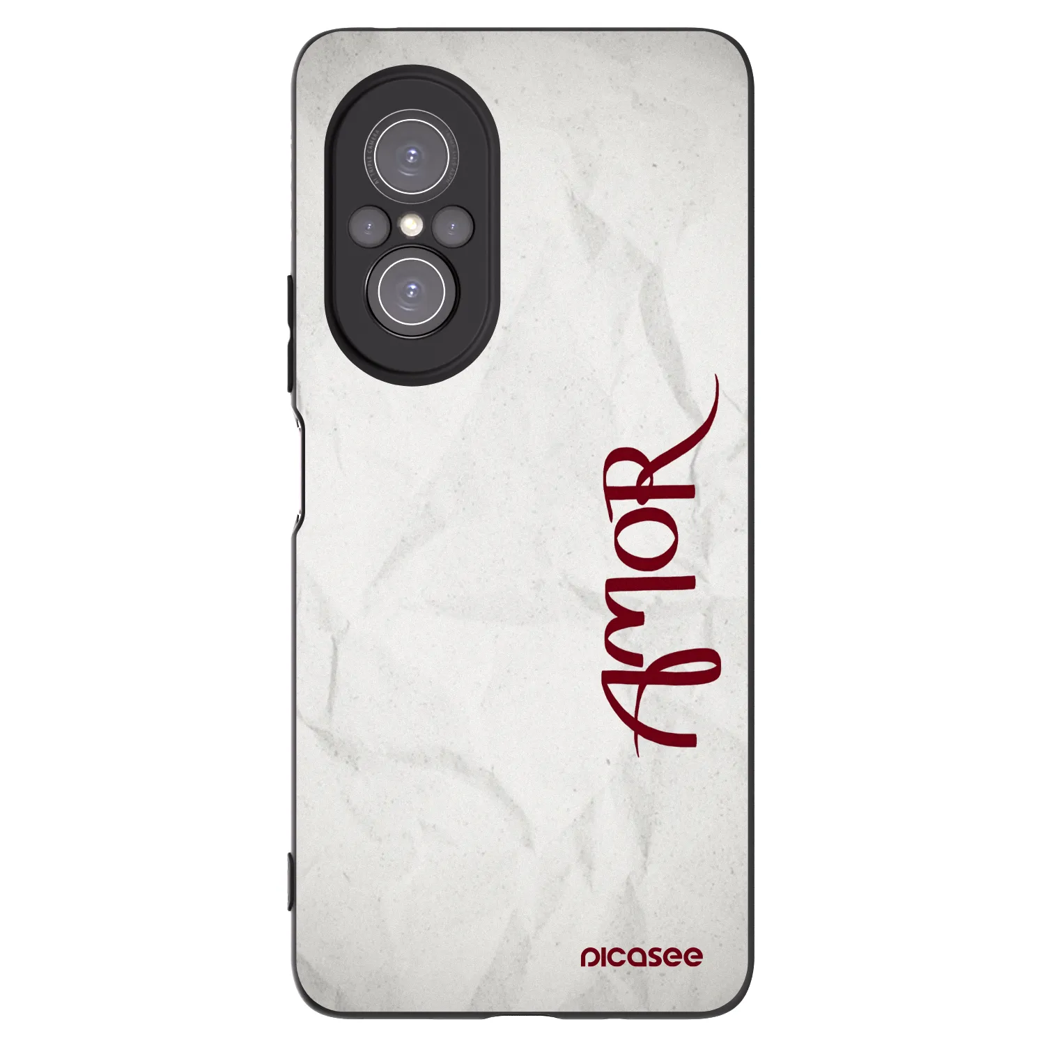 Picasee silikonový černý obal pro Huawei Nova 9 SE - Amor