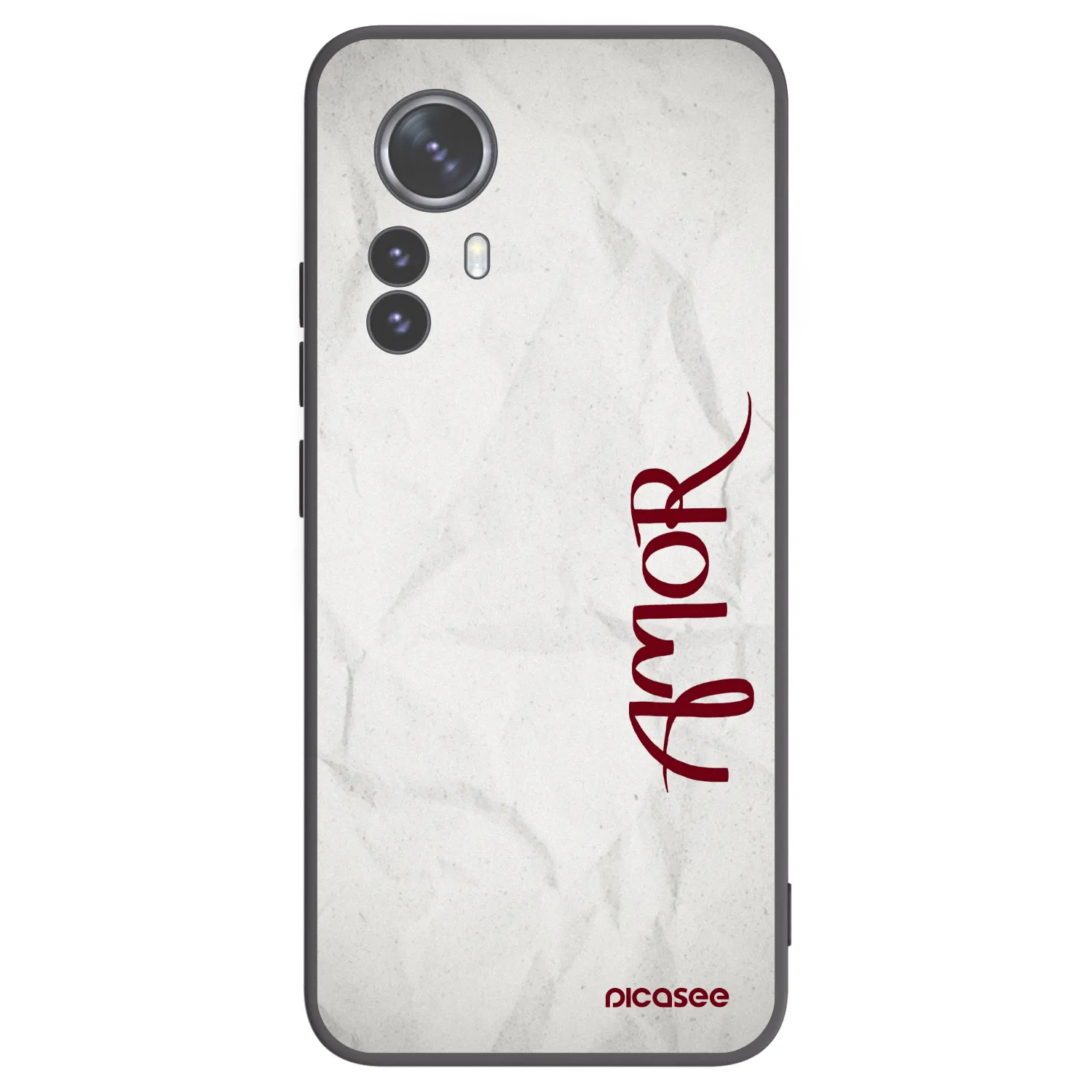 Picasee silikonový černý obal pro Xiaomi 12 Pro - Amor