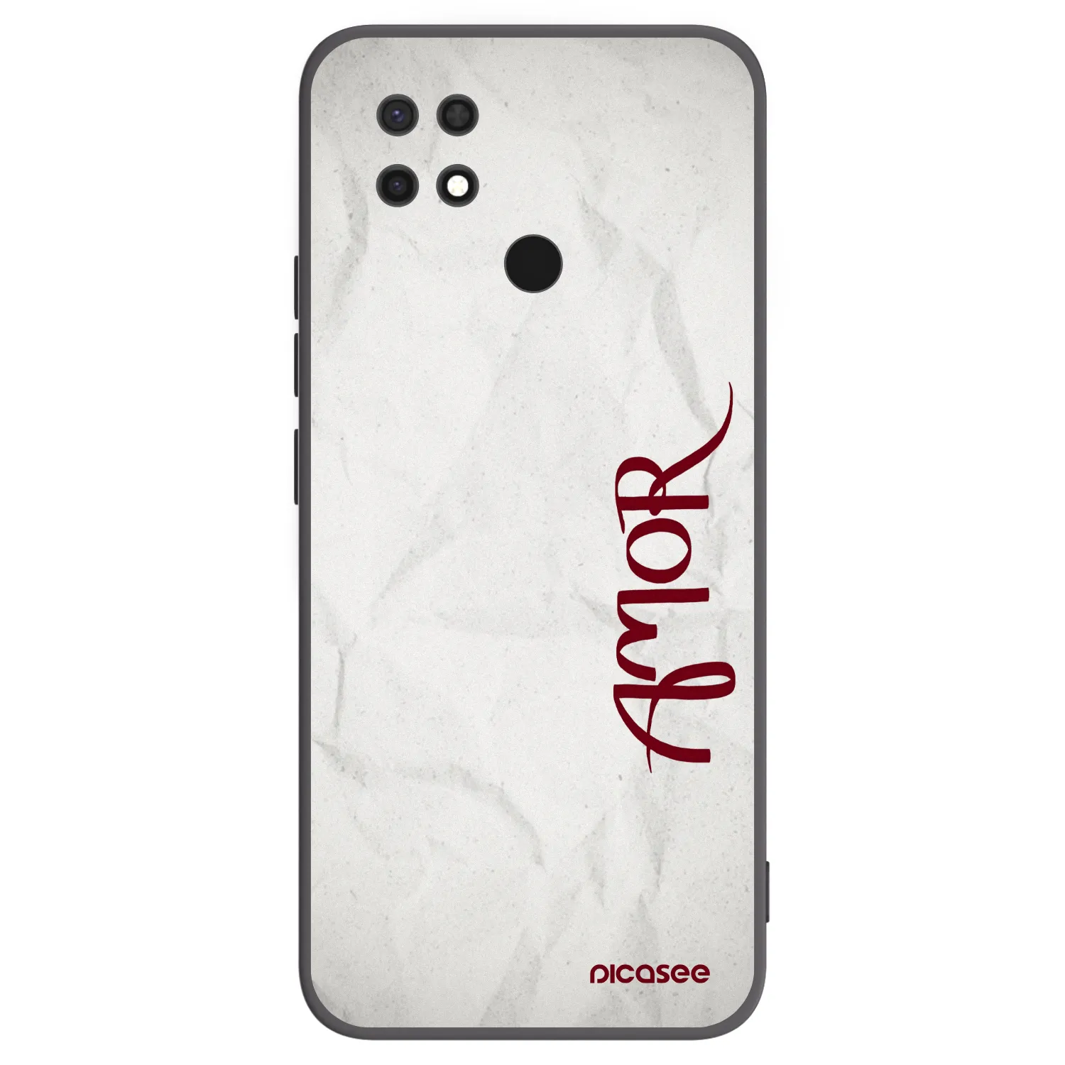 Picasee silikonový černý obal pro Xiaomi Redmi 10C - Amor