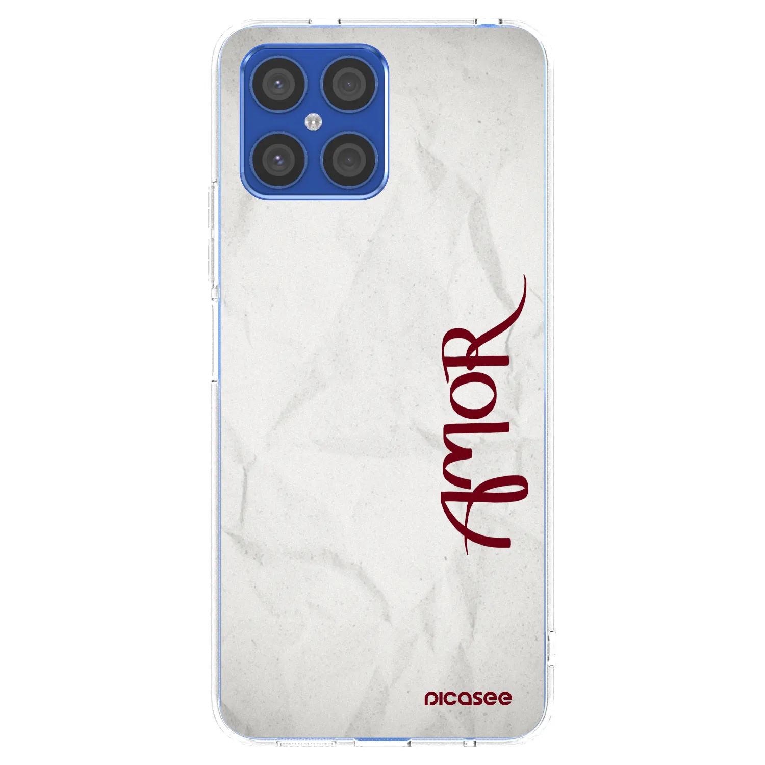 Picasee silikonový průhledný obal pro Honor X8 4G - Amor