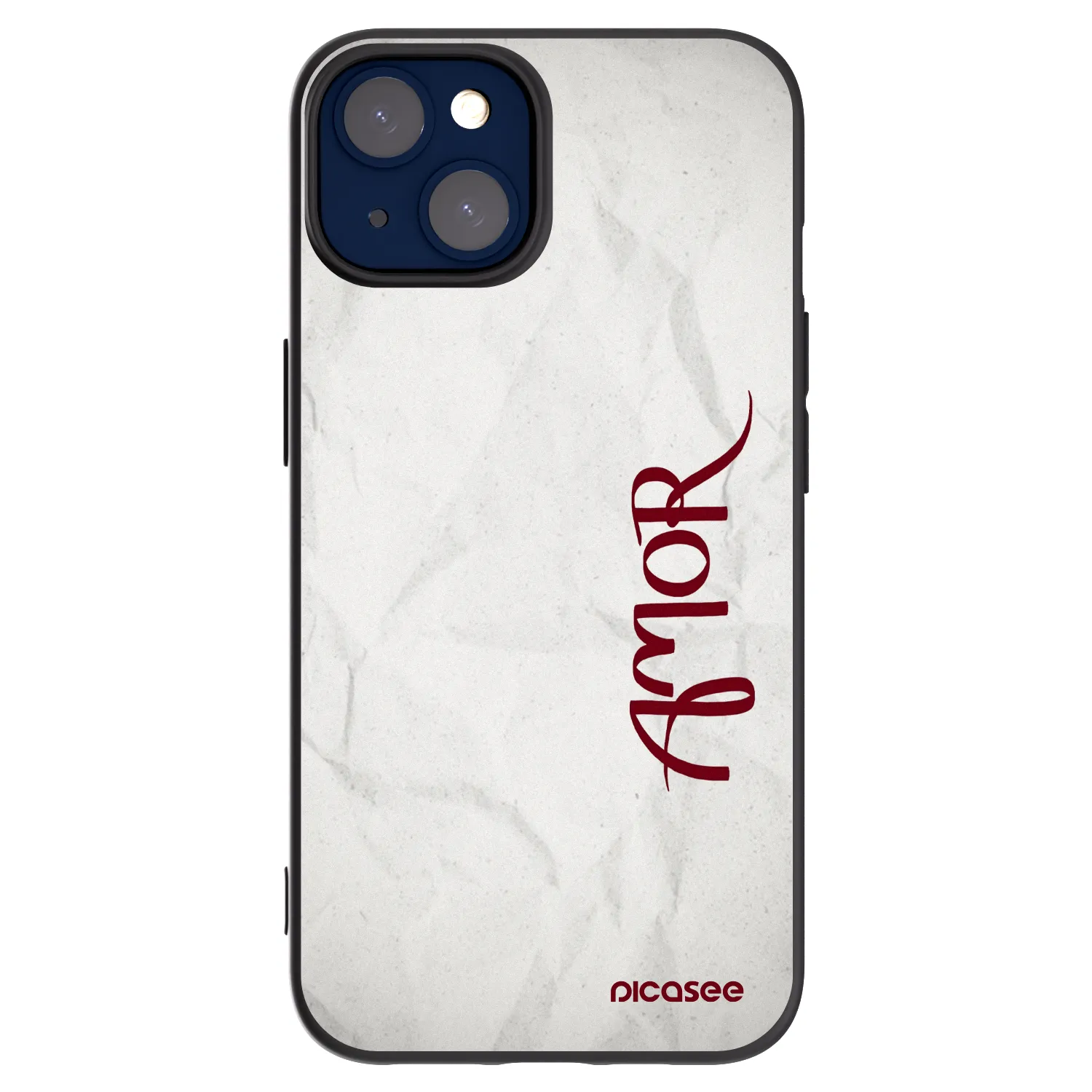 Picasee silikonový černý obal pro Apple iPhone 14 - Amor
