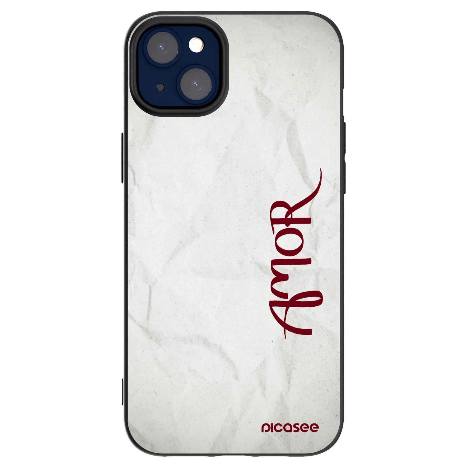 Picasee silikonový černý obal pro Apple iPhone 14 Plus - Amor