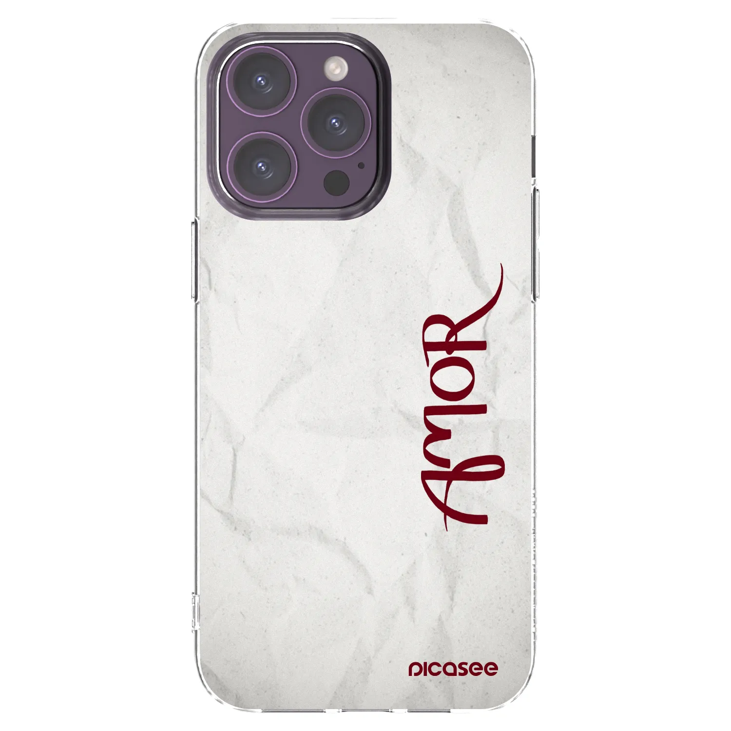 Picasee silikonový průhledný obal pro Apple iPhone 14 Pro Max - Amor