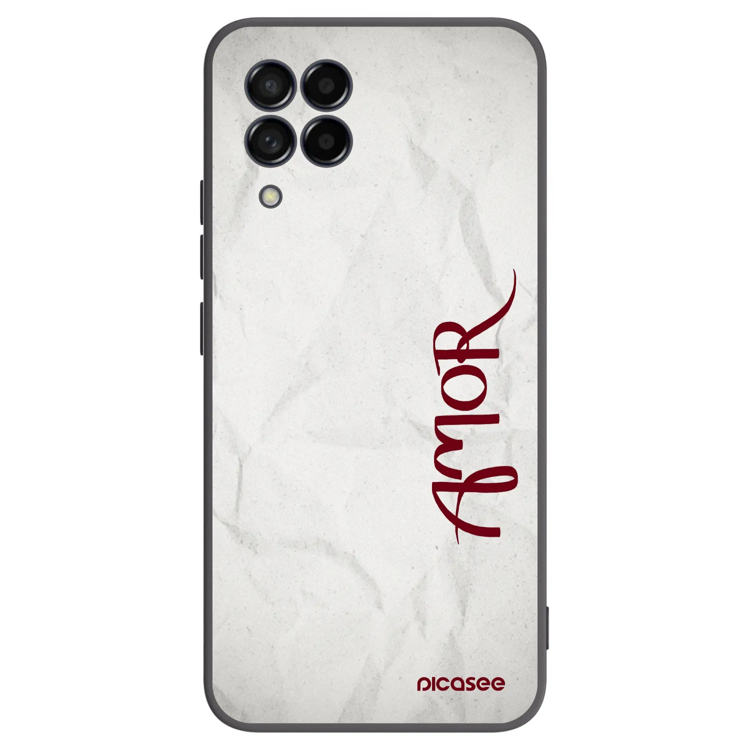Picasee silikonový černý obal pro Samsung Galaxy M53 5G - Amor