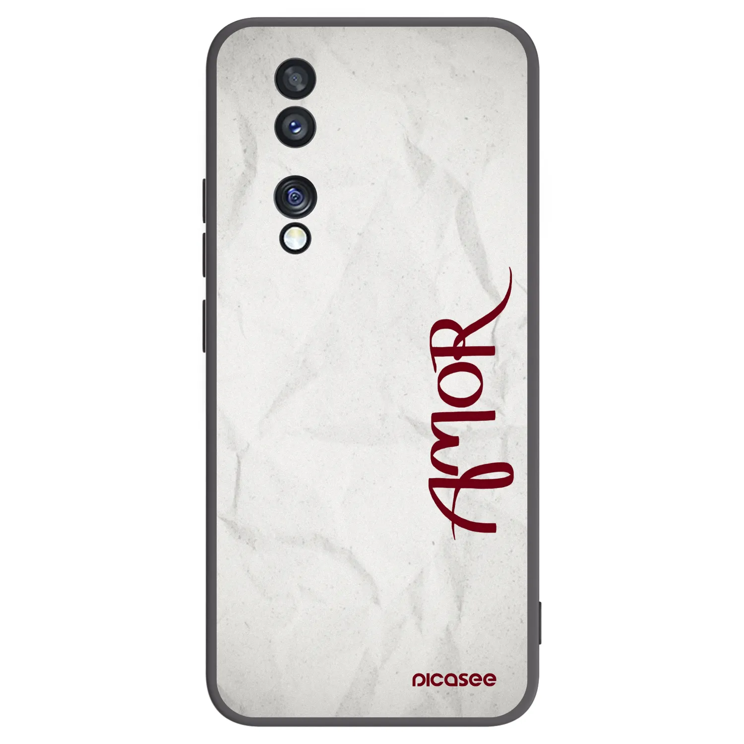 Picasee silikonový černý obal pro Honor 70 - Amor
