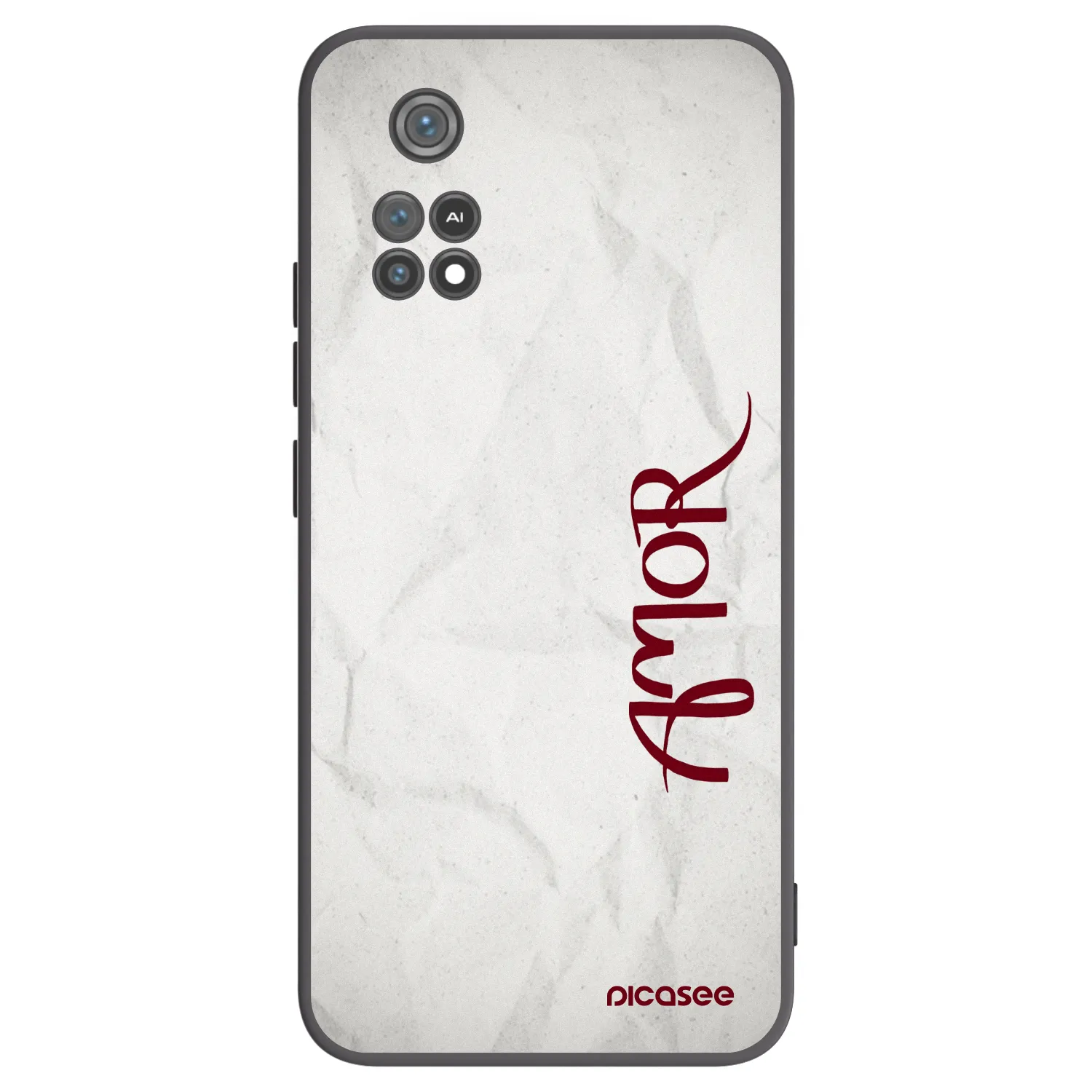 Picasee silikonový černý obal pro Xiaomi Poco M4 Pro - Amor