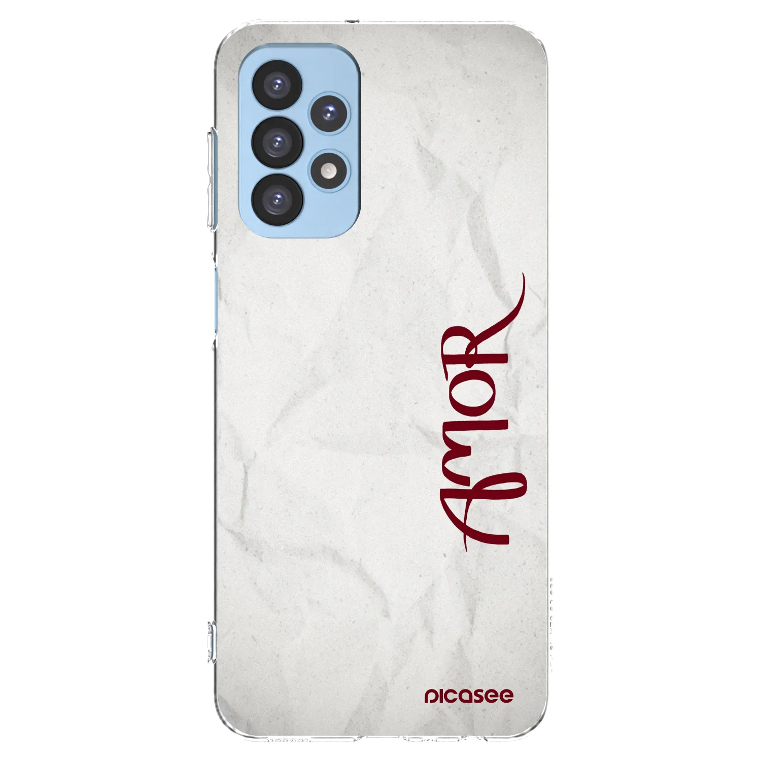 Picasee silikonový průhledný obal pro Samsung Galaxy A23 A235F 4G - Amor