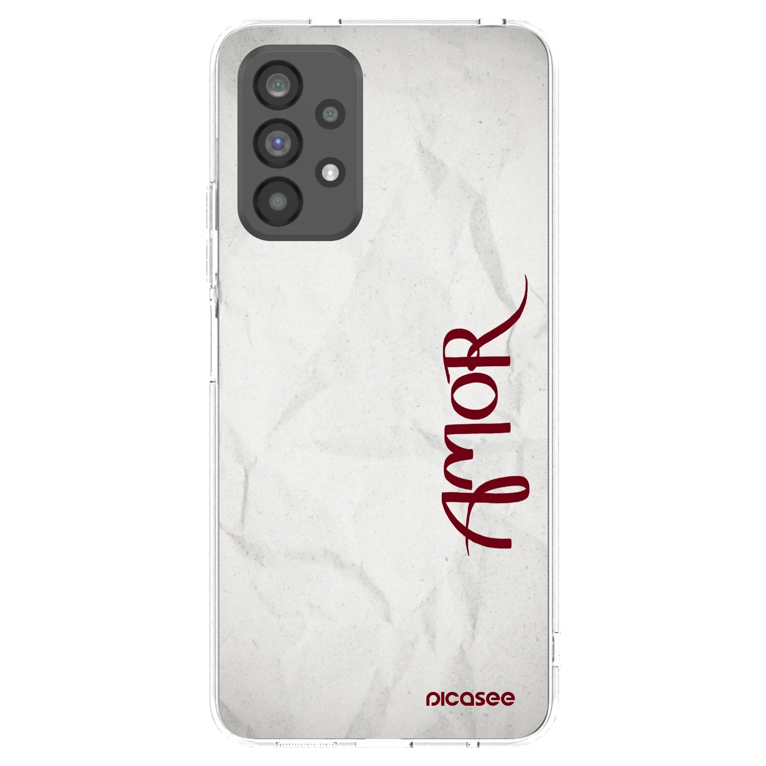 Picasee silikonový průhledný obal pro Samsung Galaxy A73 5G - Amor