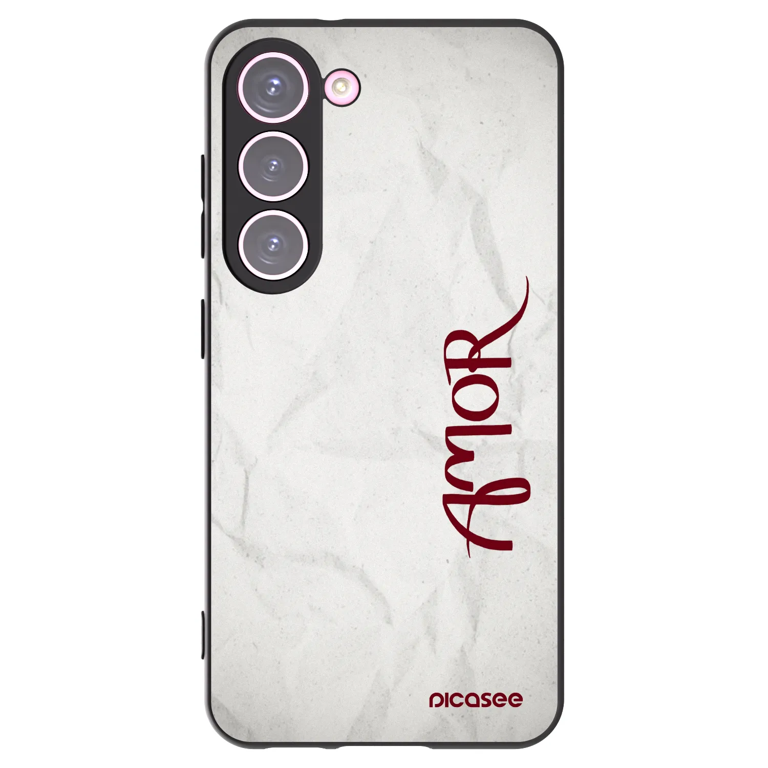 Picasee silikonový černý obal pro Samsung Galaxy S23 5G - Amor
