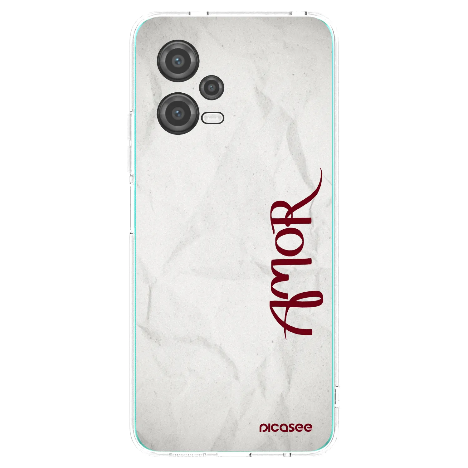 Picasee silikonový průhledný obal pro Xiaomi Poco X5 - Amor