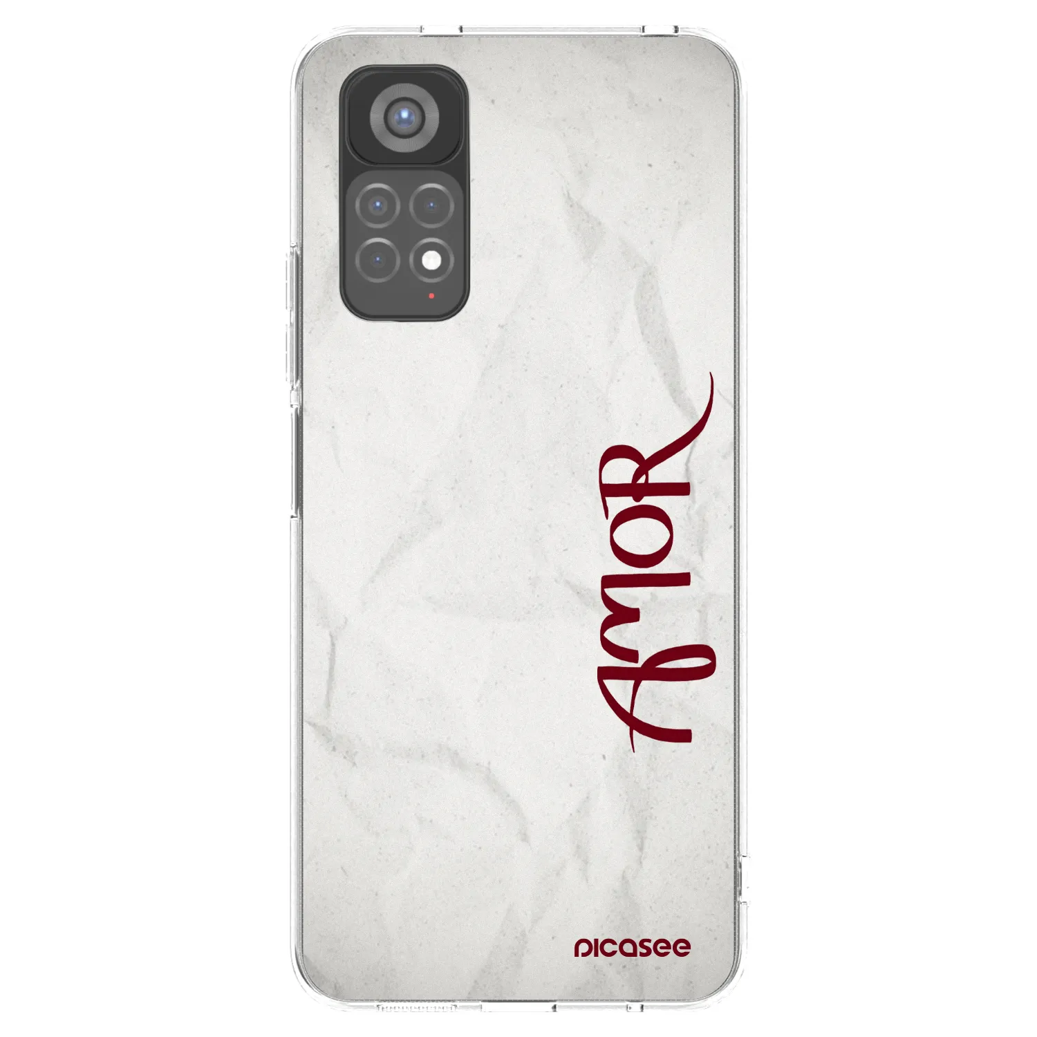 Picasee silikonový průhledný obal pro Xiaomi Redmi Note 11S 5G - Amor