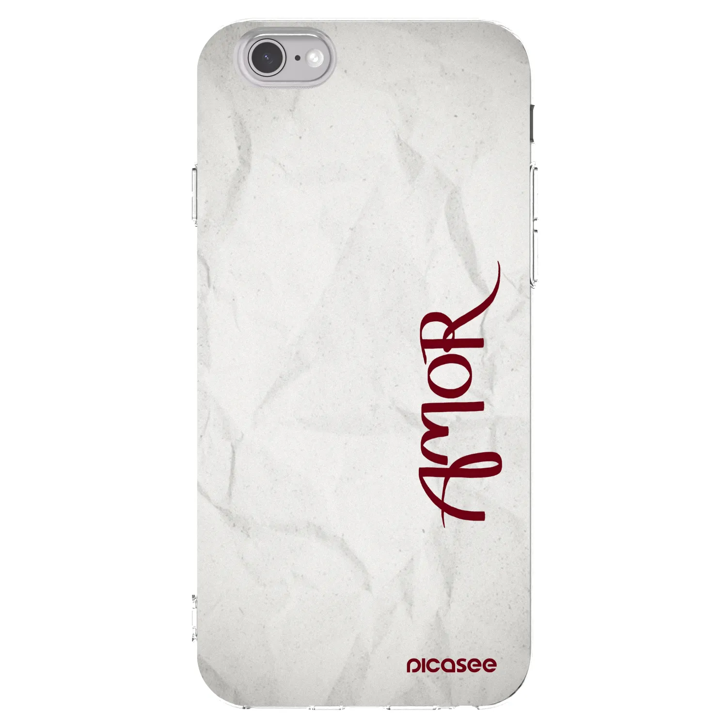 Picasee silikonový průhledný obal pro Apple iPhone 6/6S - Amor