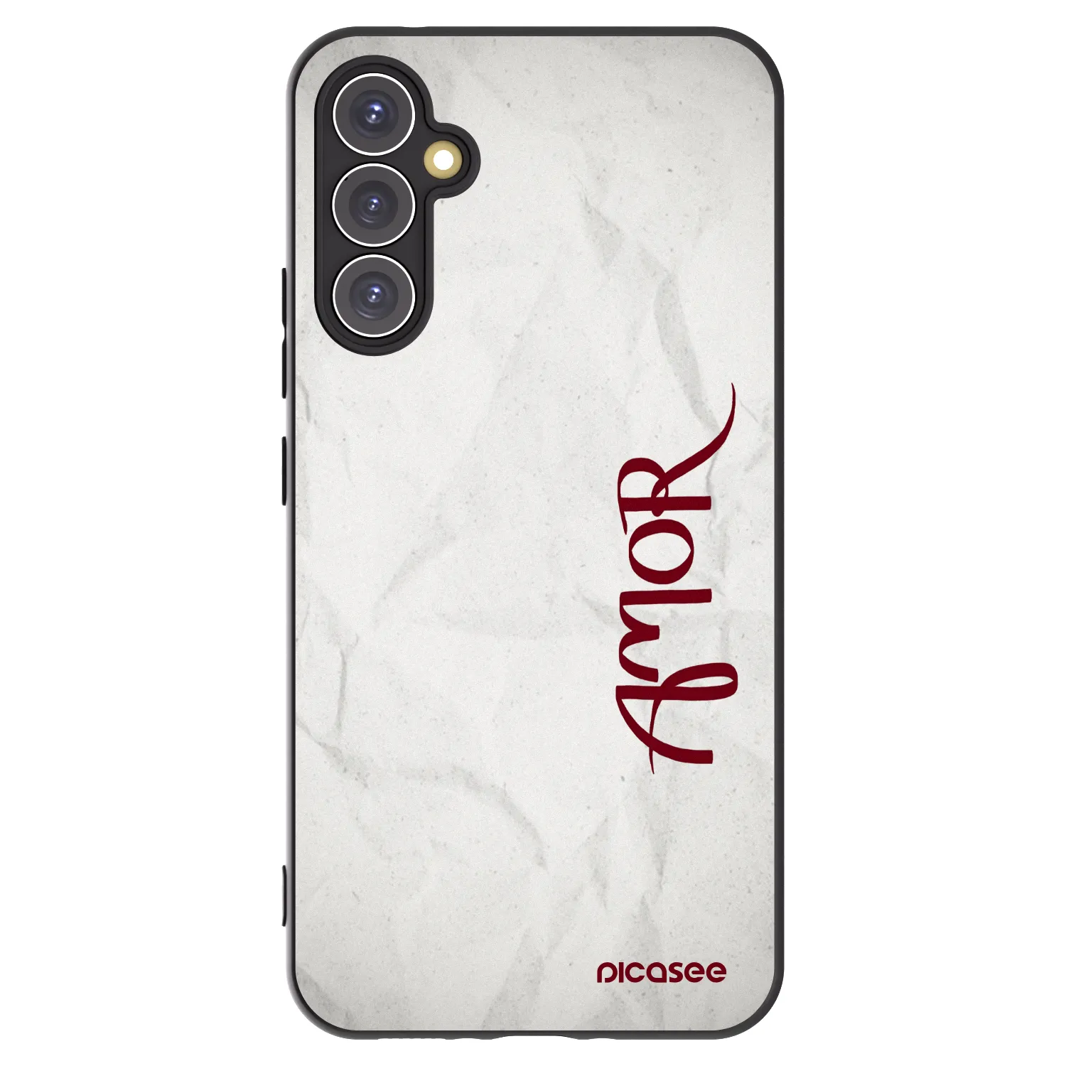 Picasee silikonový černý obal pro Samsung Galaxy A34 5G A346B - Amor